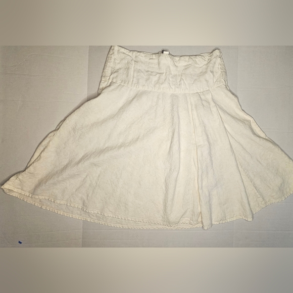 [GAP] Boho Linen Skirt Fitted Top & flowy bottom ☆ Off White Light pattern - Picture 12 of 15